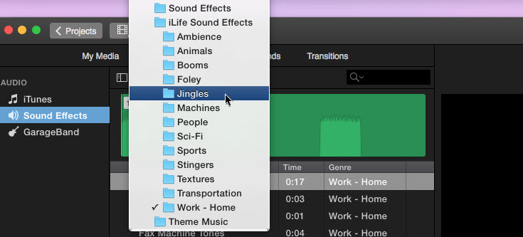 free audio sound clips for imovie