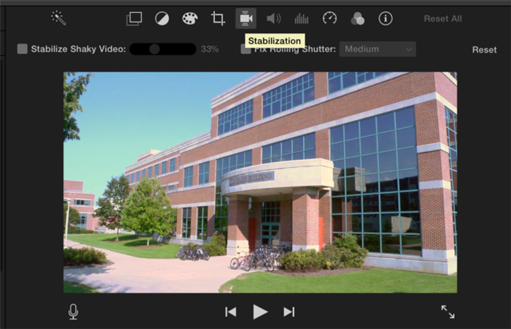 stabilizer imovie