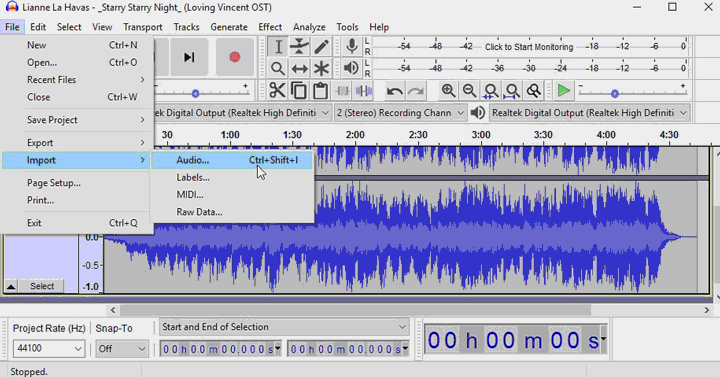 ffmpeg library audacity windows