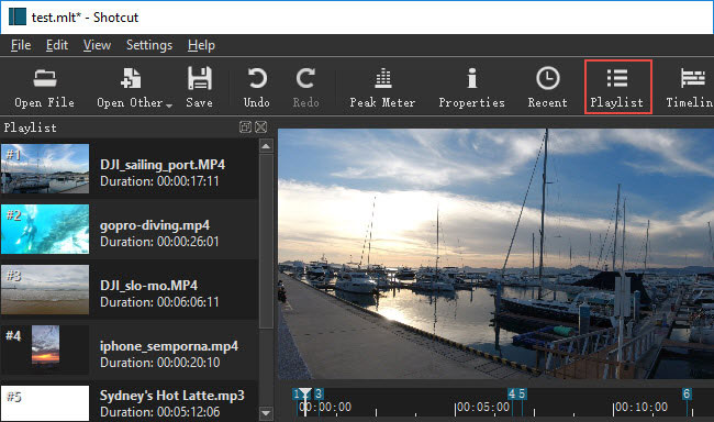 shotcut video editing software free download