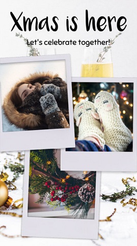 Instagram Story Collage Ideas - Christmas