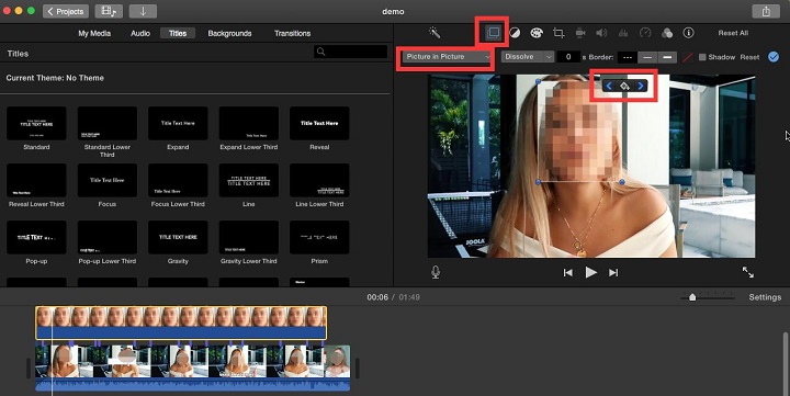 vsdc free video editor blur face