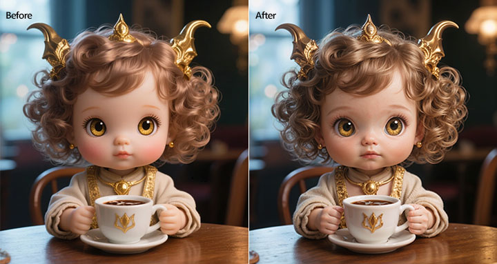 Leonardo AI Upscale Middle Creative Strength