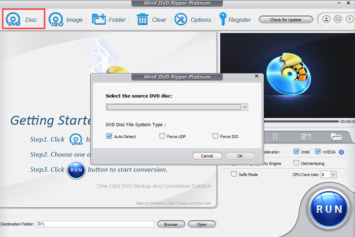 for ipod instal WinX DVD Copy Pro 3.9.8