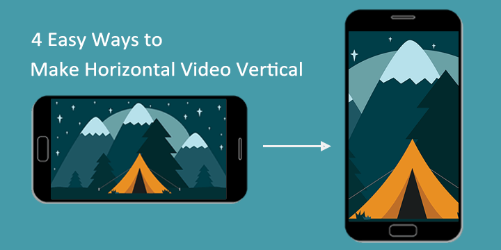 How to convert horizontal video to vertical video?