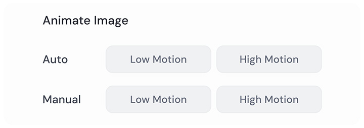 Midjourney Video Motion Settings