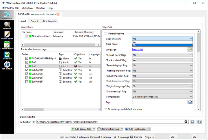 remove mkv track metadata