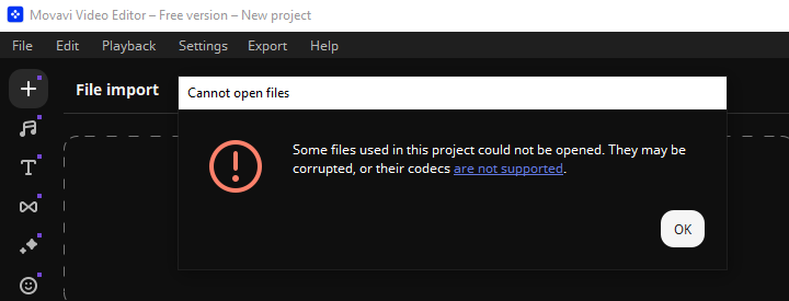 Movavi Review - Format Support