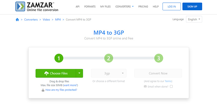 convert mp4 to 3gp free online