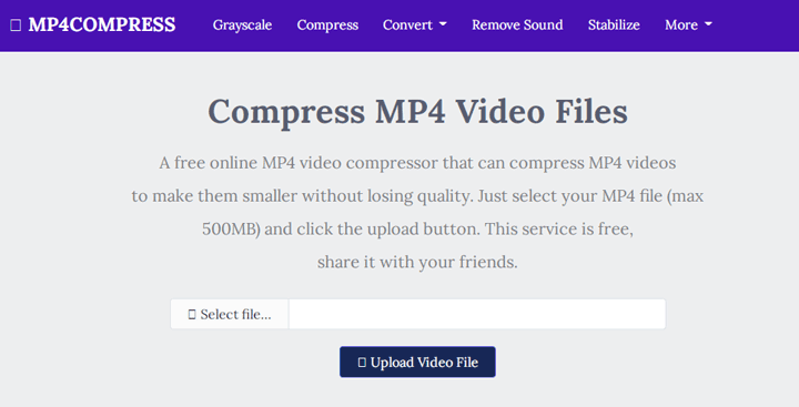 online video compressor