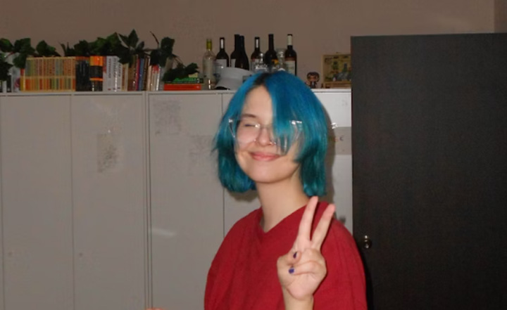 Original Photo with Closed Eyes