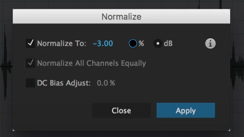 normalize audio in adobe premiere