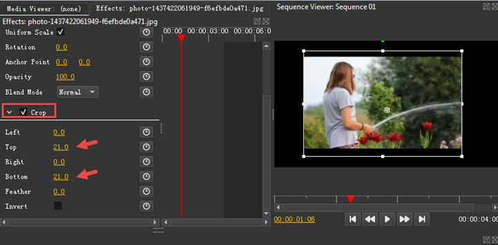 vsdc video editor crop video