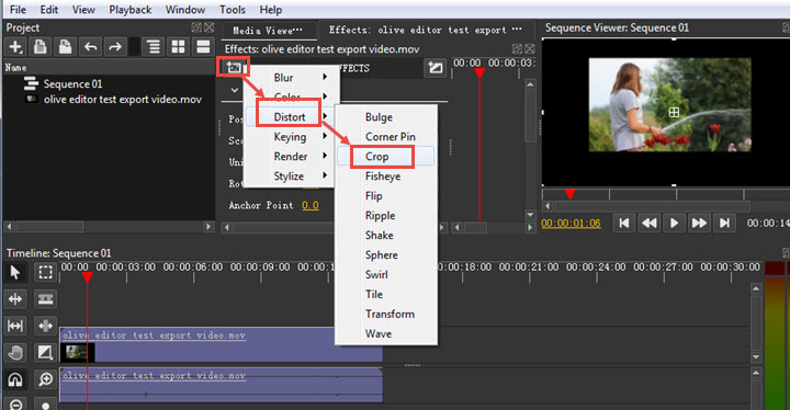 vsdc video editor crop video