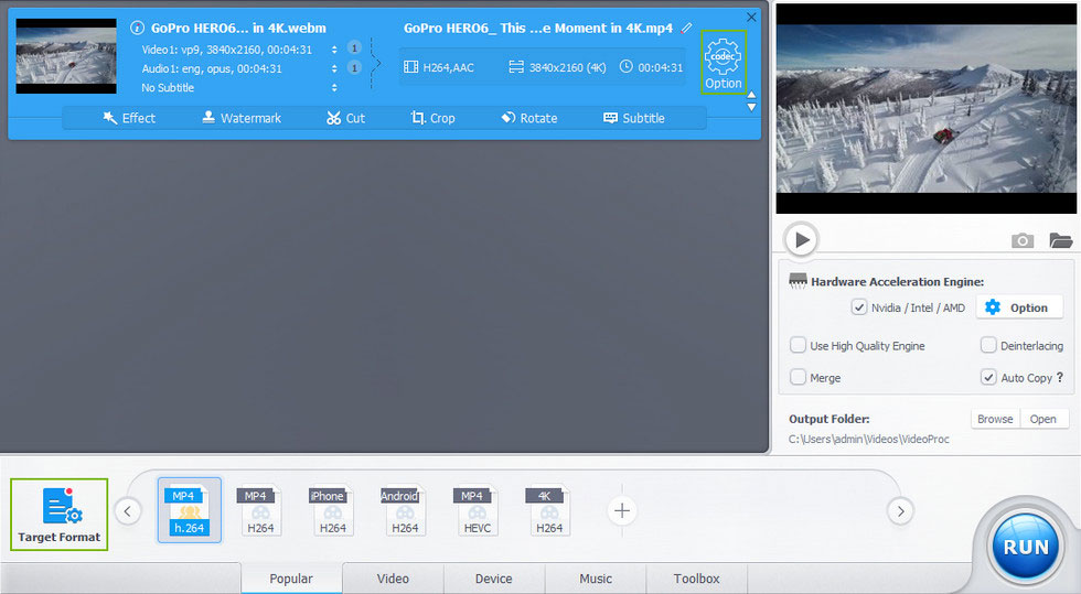 Six Methods To Resize Gopro 4k Video Without Quality Loss