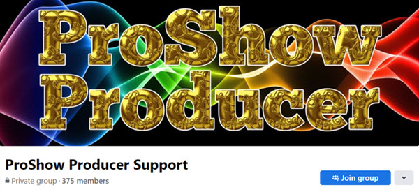 Photodex ProShow Producer Facebook Group