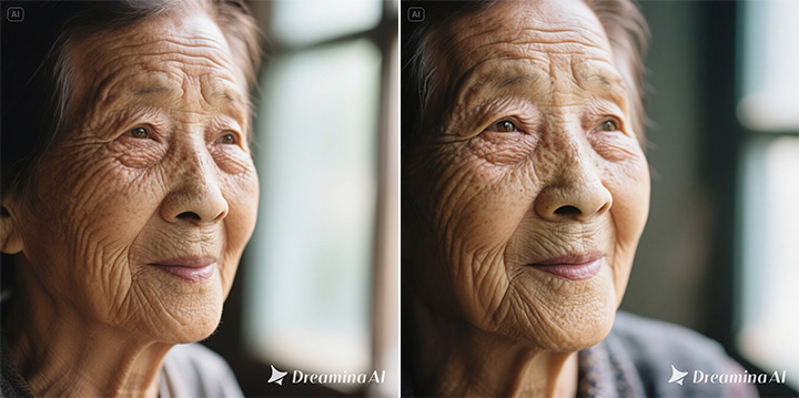 Realistic Elderly Portrait