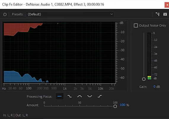 denoise audio