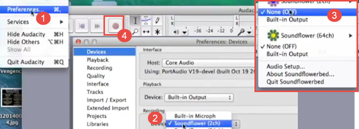 audacity record internal audio