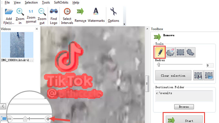 tiktok logo remover app