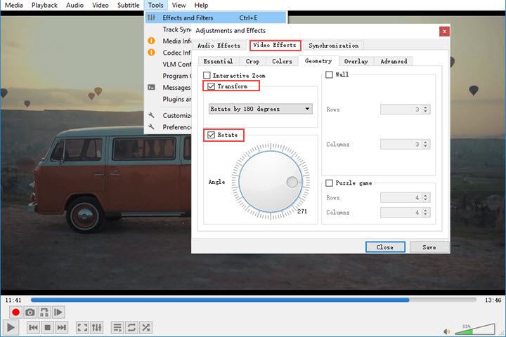 video rotate software windows 7