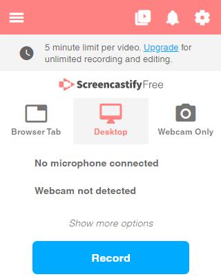 screen recorder free windows 10 no watermark no time limit