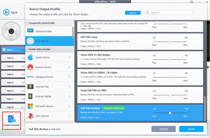 handbrake vs videoproc