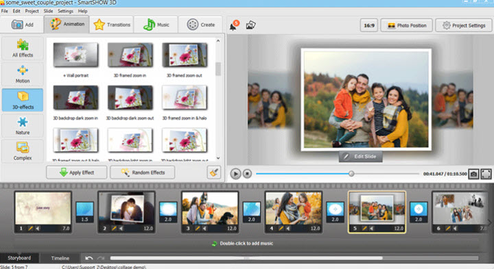 3d photo slideshow software free download