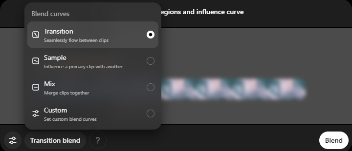 Sora Blend Interface