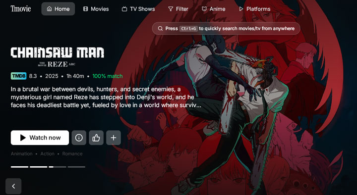 Putlocker Alternative TMovies