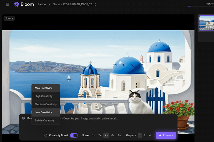 Topaz Bloom Creativity Level