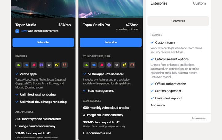 Topaz Photo AI Price