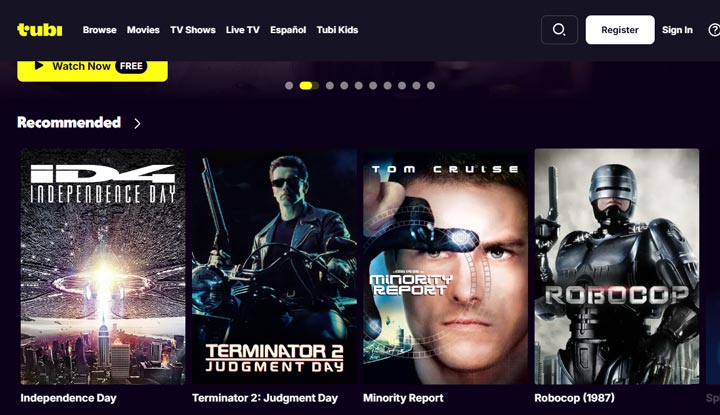 Fmovies Alterantive - Tubi