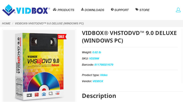 VIDBOX VHS to Digital