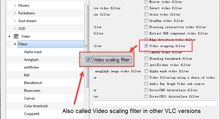 cut video using vlc