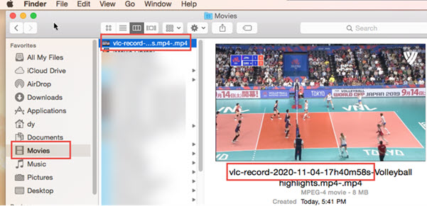 trim video vlc mac