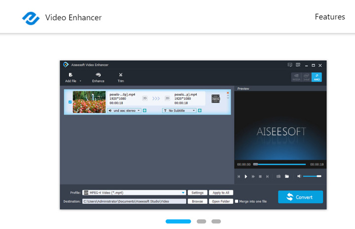 What Is Aiseesoft Video Enhancer