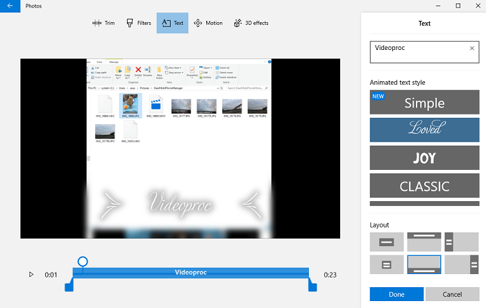 Προσθέστε κινούμενο υδατογράφημα σε βίντεο Windows 11/10