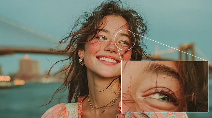 Enlarged Woman Image ImgLarger