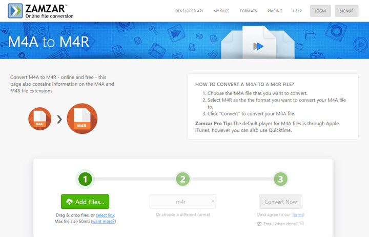 aac to m4a converter online