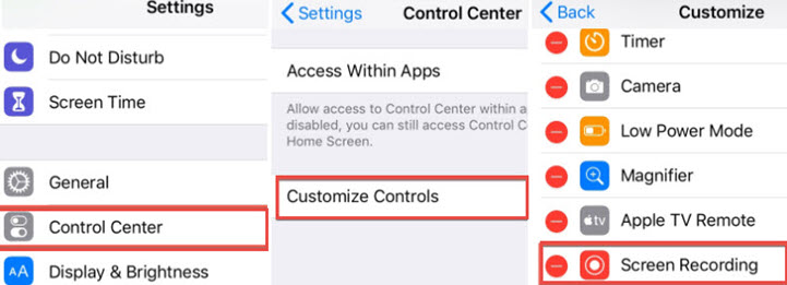 Adjust the Recording Settings to Fix iPhone Screen Recording No Sound Issue