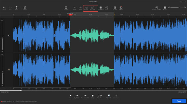 videoproc adjust audio