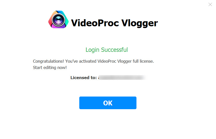 videoproc login