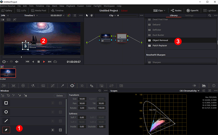 Use Object Removal to Remove Filmora Watermark