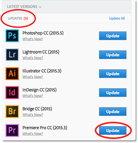 minimum requiements adobe premier 2015 osx