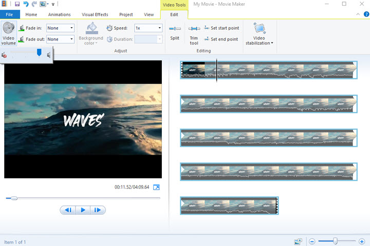 Boost video sound in Windows 11/10 with Movie Maker
