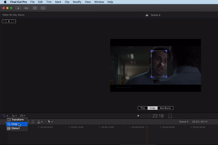 Crop Video on Mac with FCP X