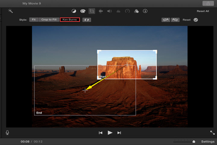 Ken Burns - iMovie