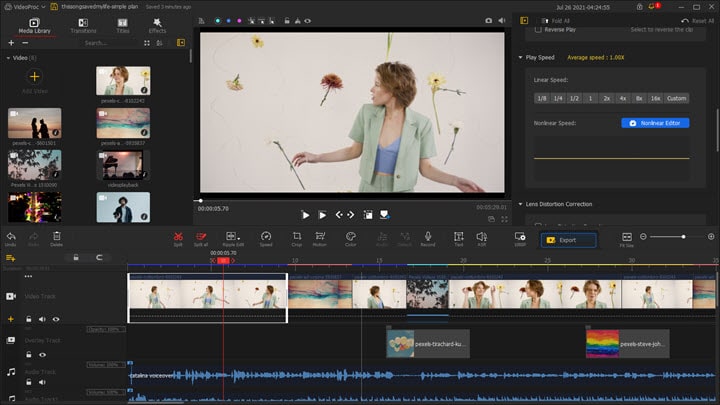 Splice Video Editor Interface