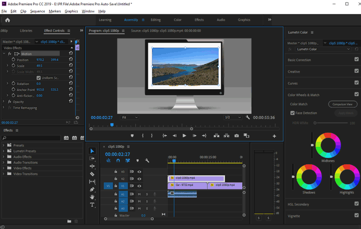 4K video editing app for PC - Adobe Premiere Pro